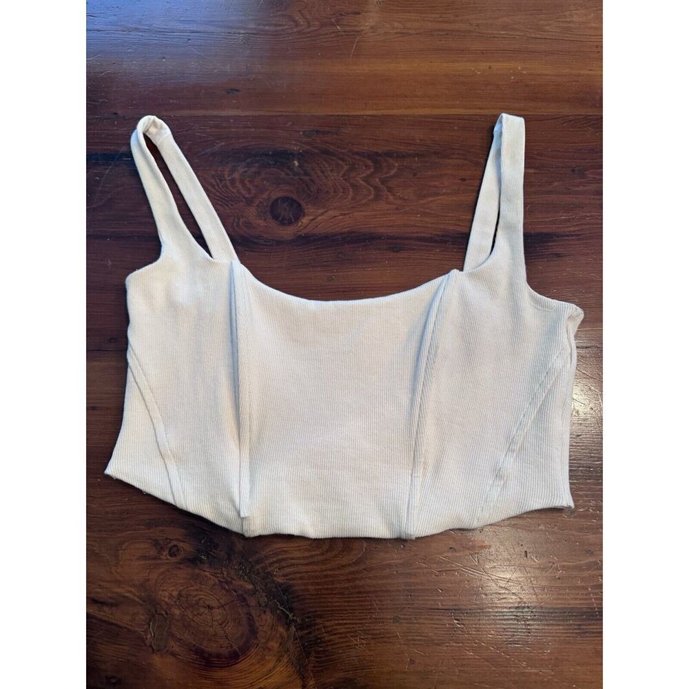 Beige By Tammy Beige Bustier Top From Indigo Octopus Size Large